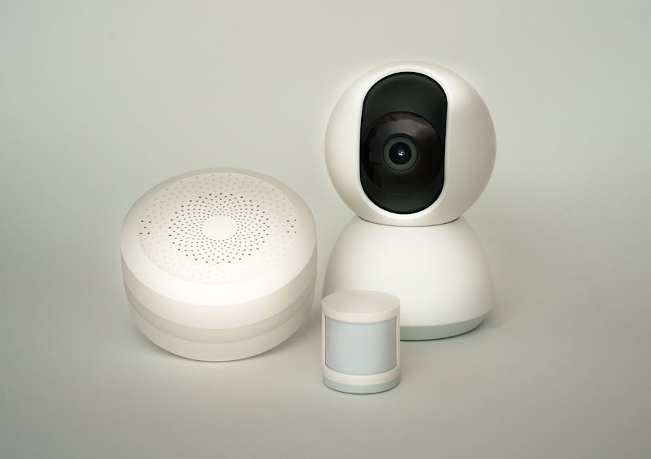 스마트홈 자동화 시스템과 다양한 IoT 기기가 연결된 모습